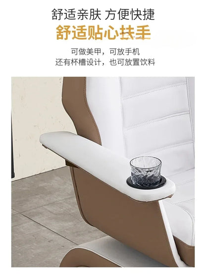 Electric Foot Massage Sofa High-End Foot Massage Sofa Stool Beauty Shop Nail Chair Rotatable