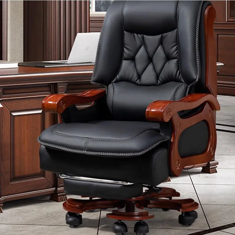 Executive Luxury Ergonomic Computer Rotating Office Chair