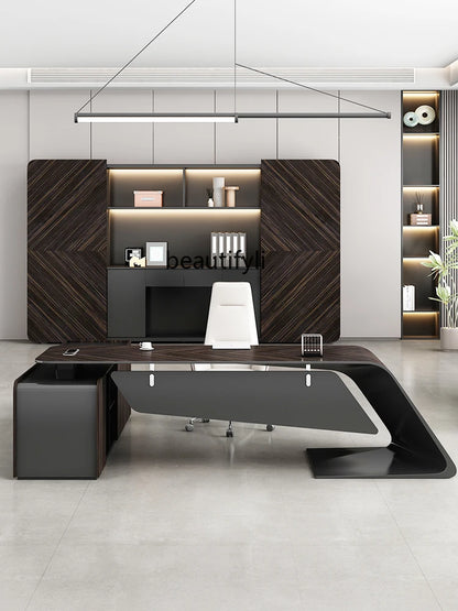 Modern Light Luxury Desk for Executives