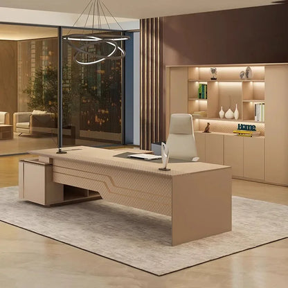Executive L-Shaped Office Desk
