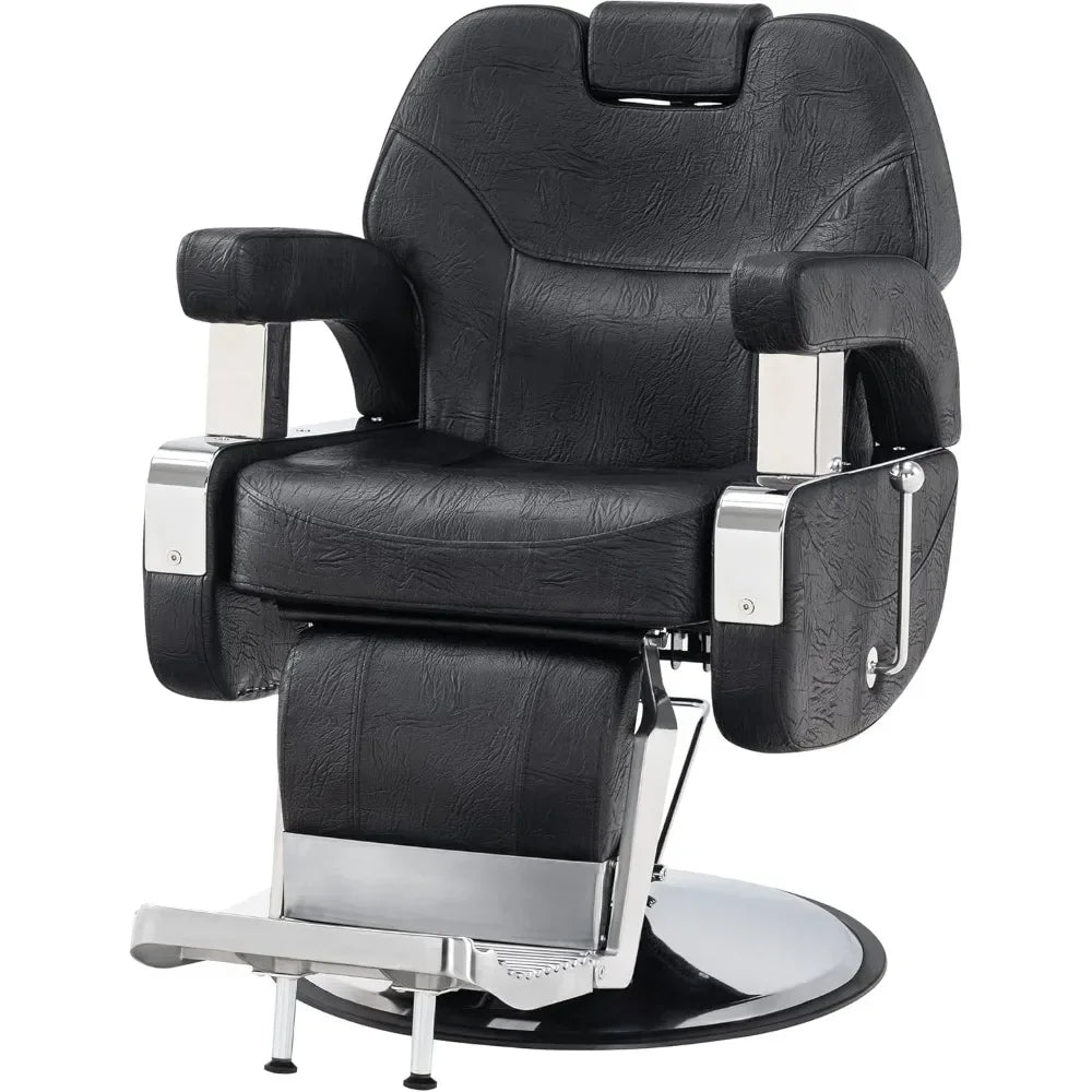 Hydraulic Recline Barber Chair All Purpose Salon Beauty Spa Styling Equipment High quality PVC leather