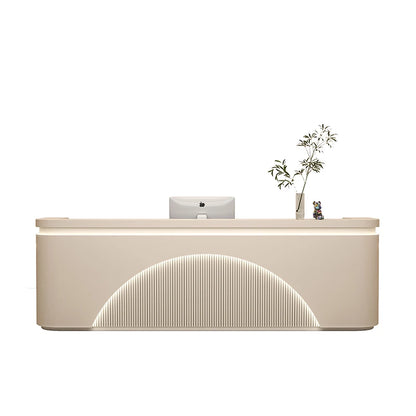 Table Atelier Office Secretary Furniture Reception Desk Modern Aesthetic Salon Counter Cosmetics Leggio Center Advanced WJX