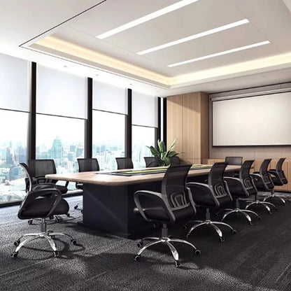 Nordic adjustable executive office chair: modern, mobile, with backrest