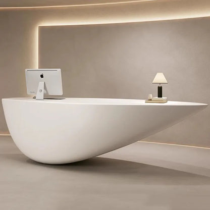 Shop Counter Desk Luxury Receiption Clothing Store Display Table Reception Long Bank Exhibitor Furniture Empfangstheke Office
