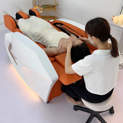 Lashes Shampoo Chairs Hair Makeup Dressers Barber Beauty Saloon Chair Hair Spa Washing Fauteuil Coiffure Facial Furniture TD50DC