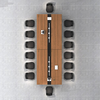 High Quality Eco-Friendly Customized Melamine Board Wooden Conference Table And Chairs 20 person conference table