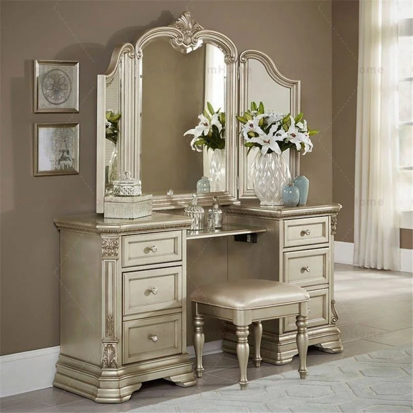 Italian Bedroom Set With Carving Royal Furniture Luxury Bed