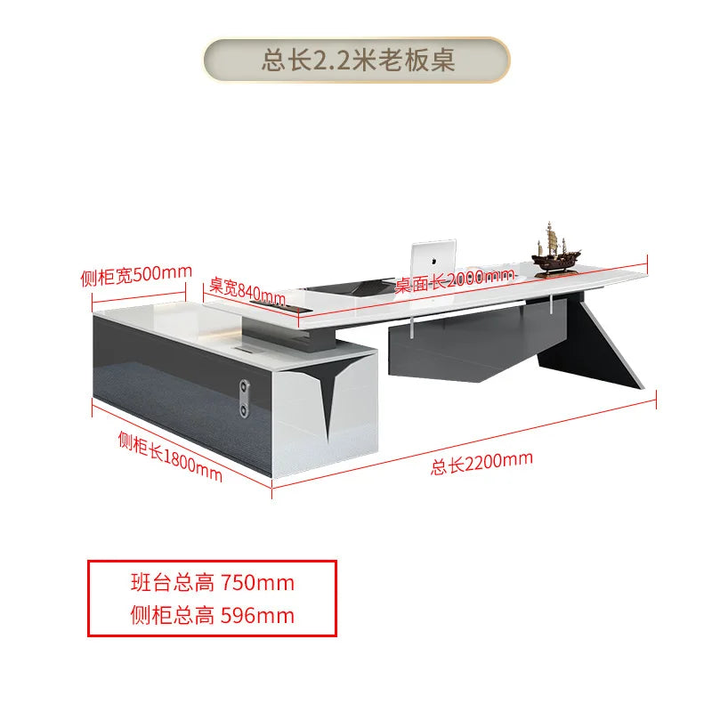 Modern Gaming Standing Desk Executive Conference Student White Table Music Makeup Bureau De Travail Office Desk Decoration