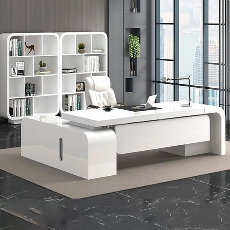 European mid-century modern office desk