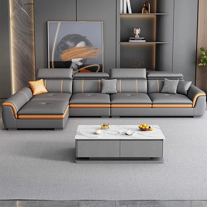 Grande Scratch Protector Living Room Sofa Wood Legs Nordic Luxury Love Seat Living Room Sofa Dormitory Sleeper Divano Furniture