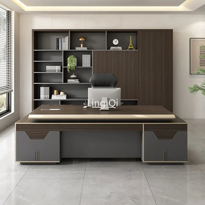 L Shaped Desk Height Table Study Seating Corner Office Furniture Gaming Organizer Setup Accessories Modern Extendable Work Boss