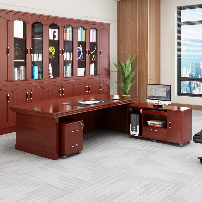 New Modern Office Furniture – Latest L-Shaped MDF Workstation Desk
