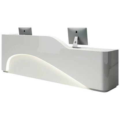 Service Counter Table Professional Office Furniture Luxury Front Desk Reception Clothes Executive Recepcja Entrance Tables Syh