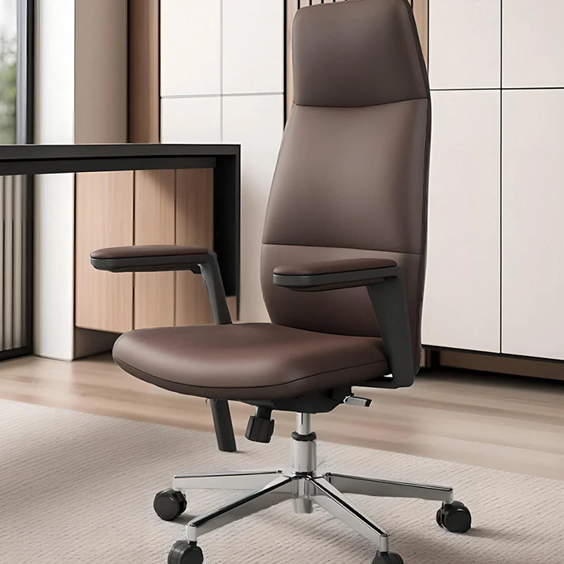 Nordic Computer Office Chair Comfortable Arm Executive Lounge Modern Office Chair Ergonomic Leather Muebles Trendy Furniture