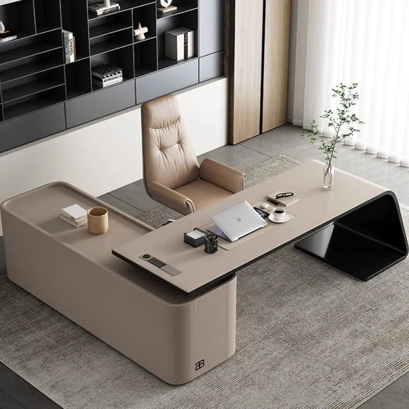 L-Shaped Multifunctional Home Office Desk