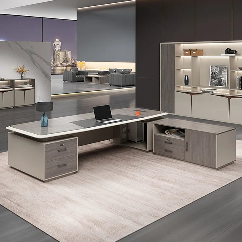 Minimalist Desk Room Office Home L Shaped Desks Study Executive Workstation Offer Gaming Tables Table Tavolo
Furniture Simple