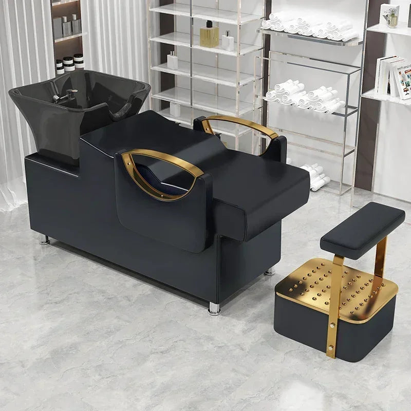 Hair Stylist Shampoo Chairs Beauty Salon Wash Sink Treatment Hair Spa Shampoo Chairs Cadeiras Beauty Salon Furniture