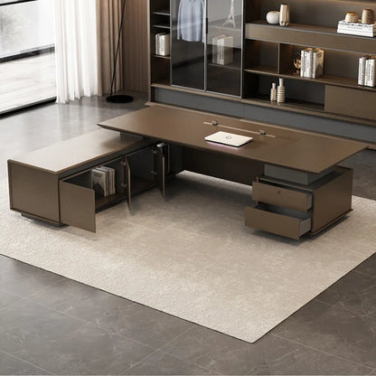 L Shaped Desk Furniture Room Office Home Computer Professional Multifunctional Workstation Work Desks Supplies Accessories Table