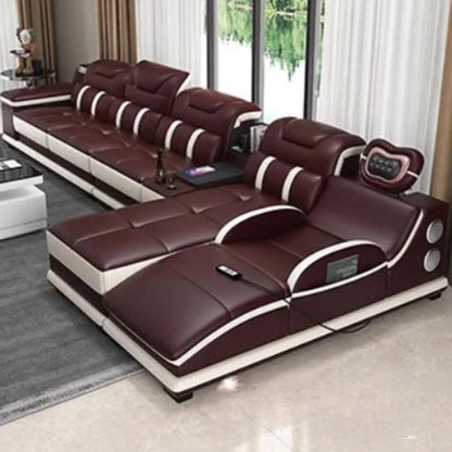 Luxury Wood Living Room Sofas Relaxing European Recliner Armchair Sofas Floor Massage Chair Divani Da Soggiorno Home Furniture