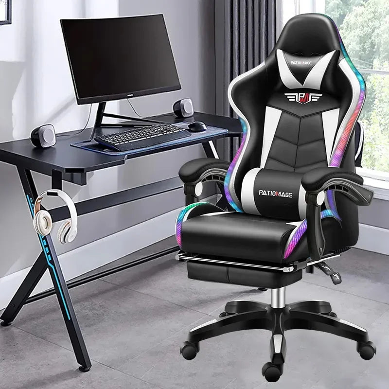 Comfortable swivel armchair for gaming and office use