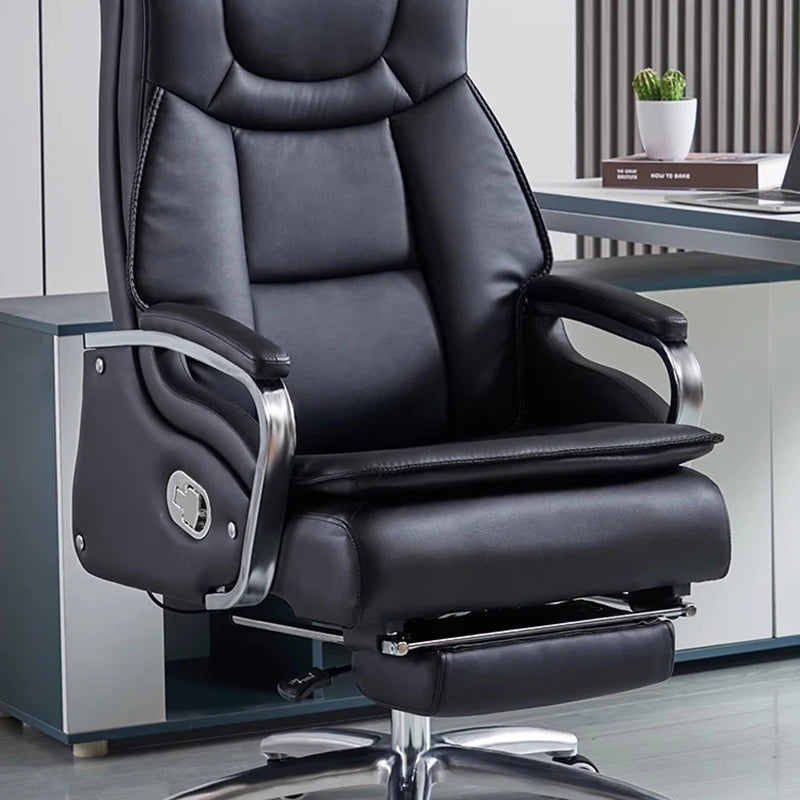 Luxury Design Office Chairs Pillow Ergonomic Wheels Adjustable Gamer Work Chair Leather Massage Cadeira Gamer Office Furniture