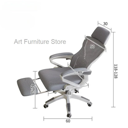 Mesh Home Office Chair Computer Ergonomic Study Mobile Comfortable Office Chair Swivel Nordic Silla Oficina Furniture SR50OC