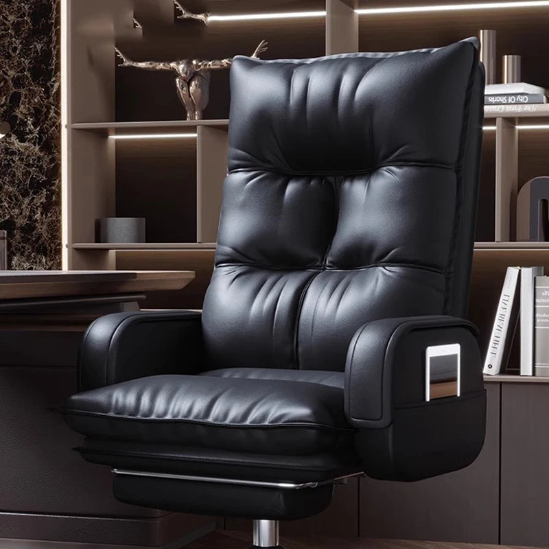Leather Massage Full Body Office Chair Recliner Playseat Ergonomic Bar Comfortable Office Chair Lounge Stoel Library Furniture
