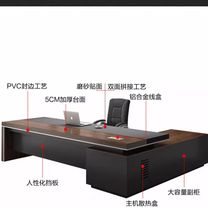 Executive Office Desk Conference Tables Furniture Corner L Shaped Gaming Professional Organizer Computer Modern Tisch
Bedroom