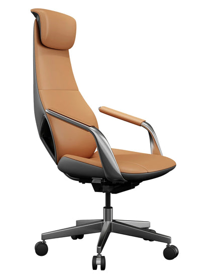 Italian Luxury Leather Boss Chair Comfort Office Ergonomic  Senior Computer Chair Study Executive