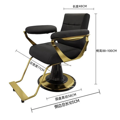 Professional Hairdressing Chairs Aesthetic Beauty Salon Furniture Hydraulic Barber Stations Hair silla barberia Stylist Stool