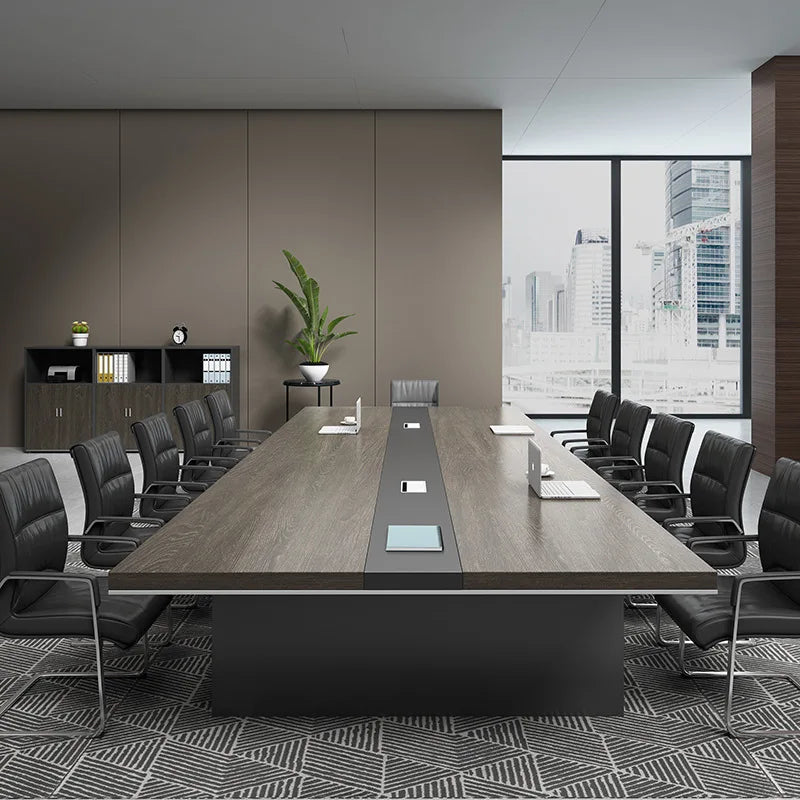 Office furniture simple modern conference table long table rectangular office negotiation table business conference table