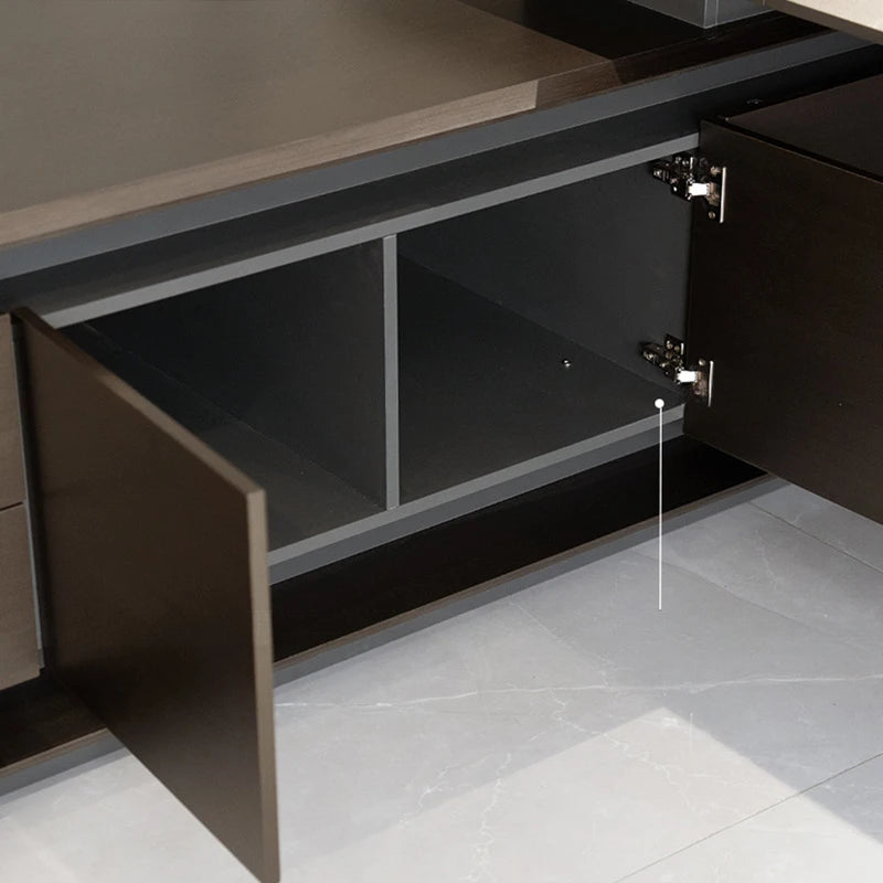 Modern Executive Office Desk with Drawers