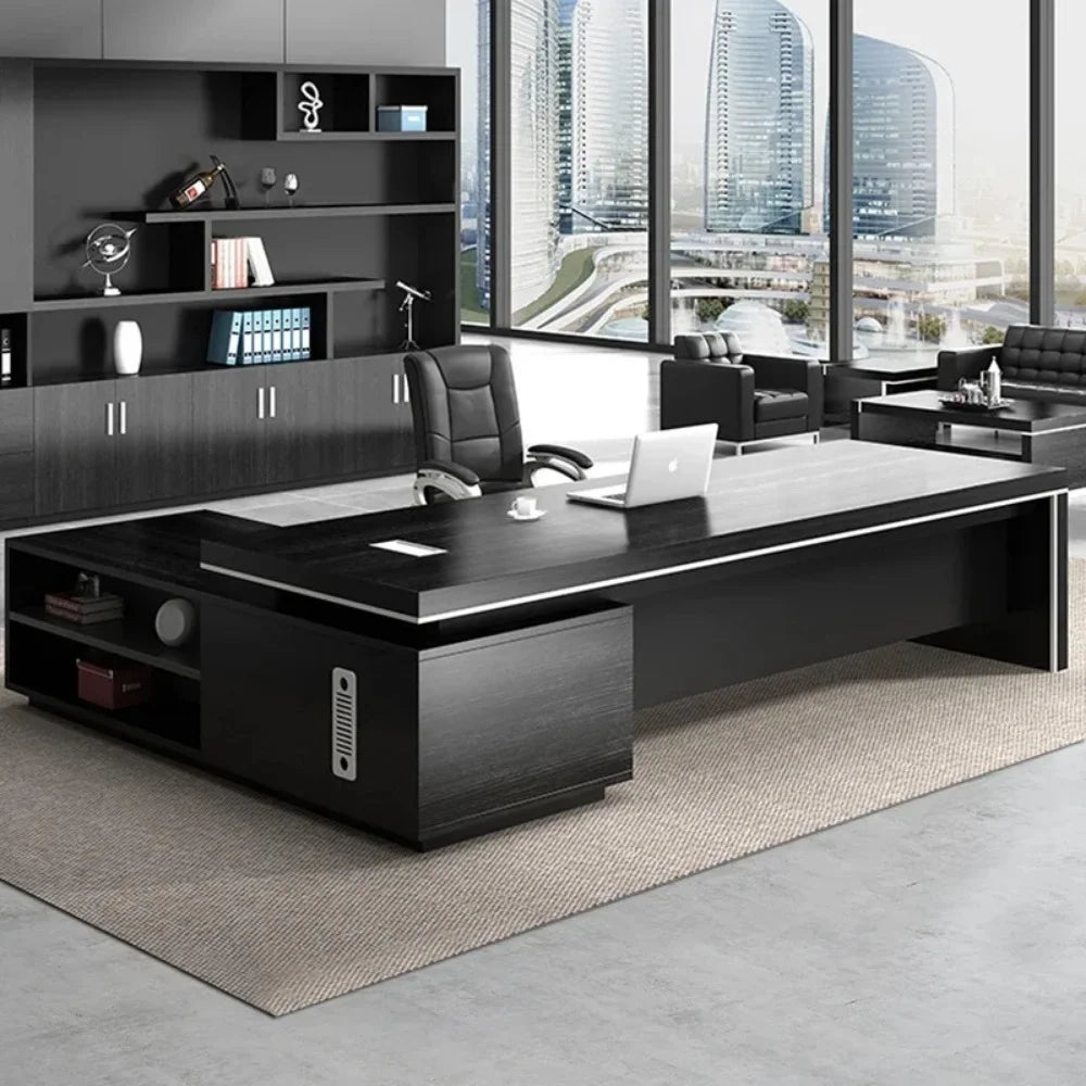 Executive L-Shaped Office Desk