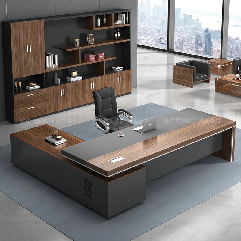 Luxury L-Shaped Office Desk