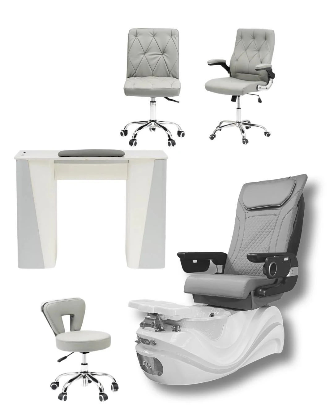 Modern Luxury Beauty Salon Manicure Foot Spa Electric Massage Pedicure Chair