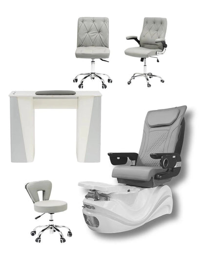 Modern Luxury Beauty Salon Manicure Foot Spa Electric Massage Pedicure Chair