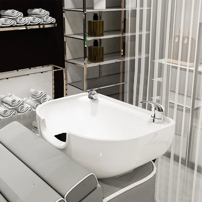 Simples Salon Shampoo Chair Reclining Professional Sink Stylist Hairwash Bed Head Spa Cama De Champu Salon Equipment Furniture