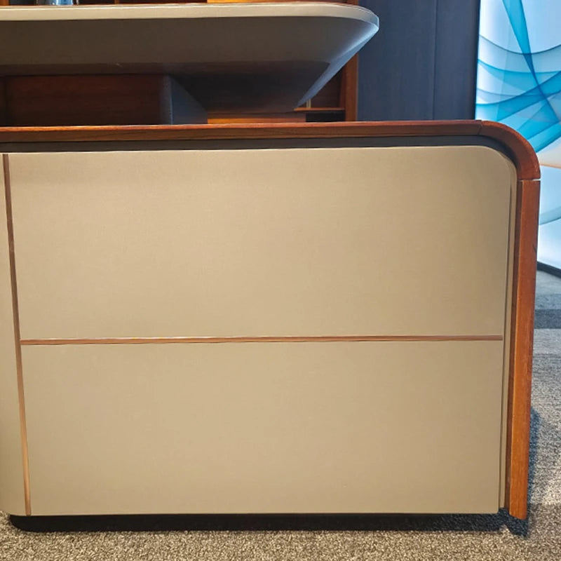 L-shaped coffee workbench office desk