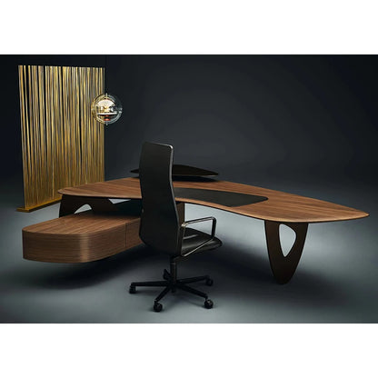Italian Light Luxury Minimalist Desk – Designer Boss Desk for High-End Offices