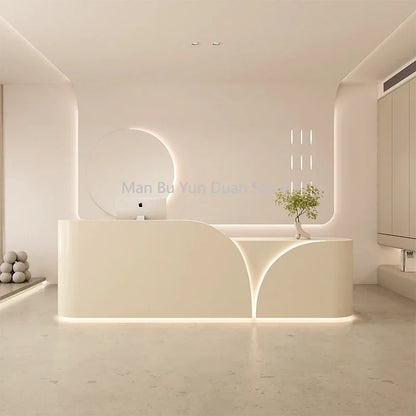 Aesthetic Reception Furniture—Spa Checkout Counter