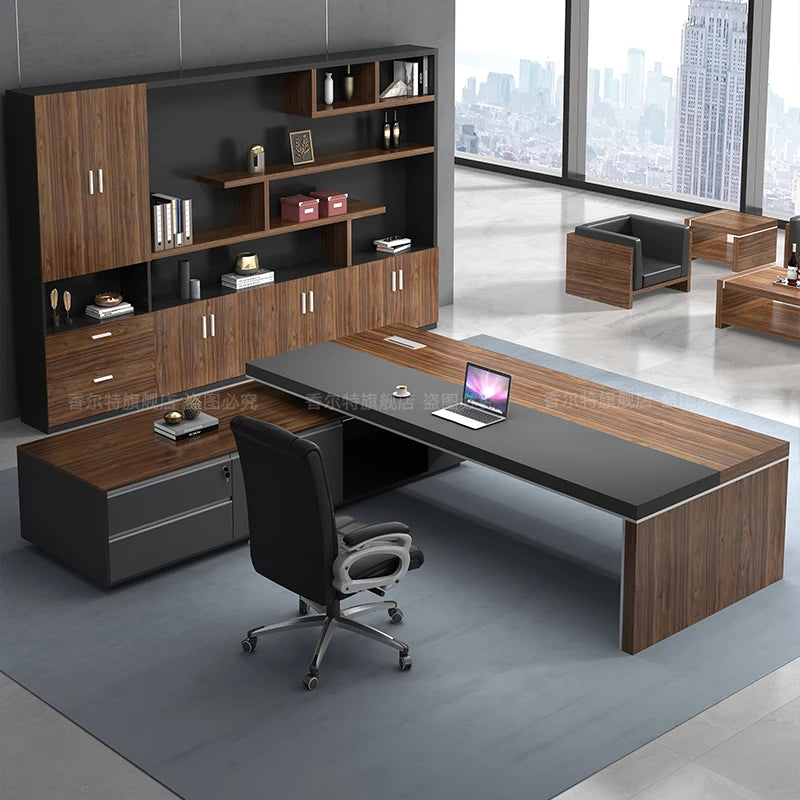 Luxury L-Shaped Office Desk
