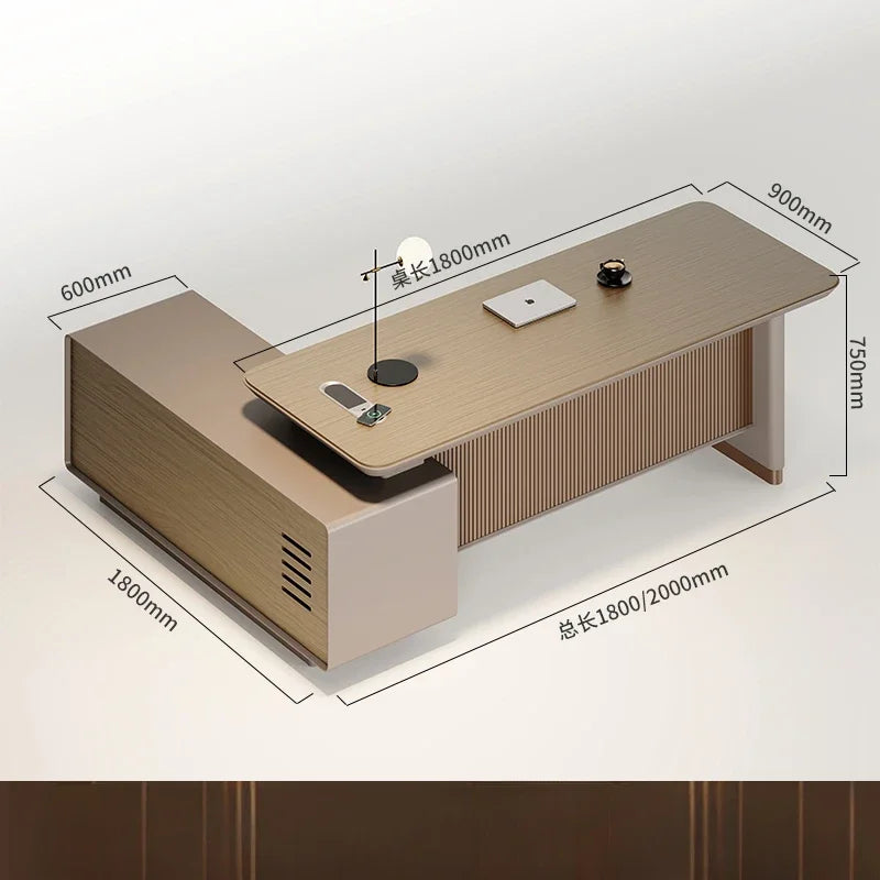 Desk Setup Accessories Office Table Organizer Reading Executive Home Multifunction Simple Desks Corner Bureau Meuble Furniture