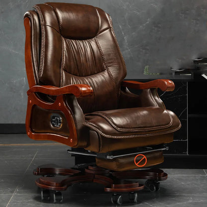 Ergonomic Executive Recliner Office Chair – Stylish Chaise Desig