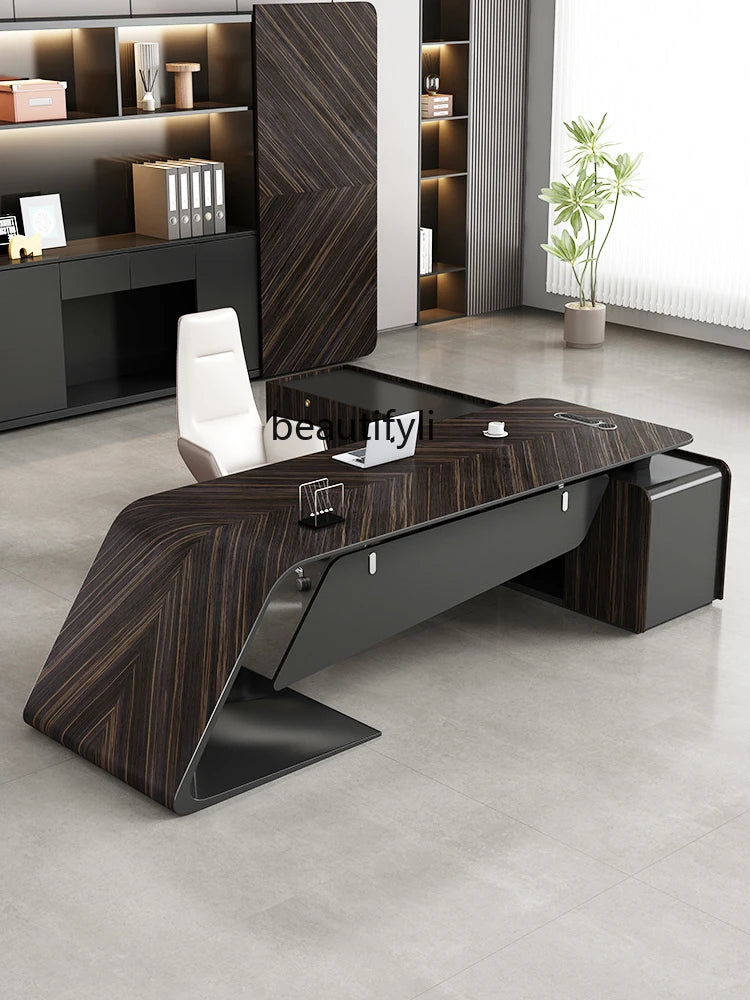 Modern Light Luxury Desk for Executives