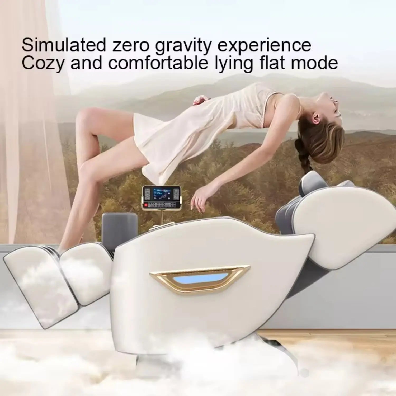 massage chair full body zero gravity luxury Full Automatic Relaxing Bluetooth music shiatsu full heating massager chair for home