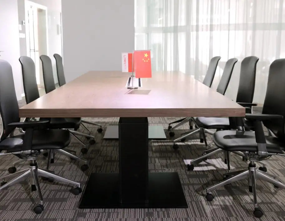 office customized furniture big large small wood meeting table desk and chair set conference table