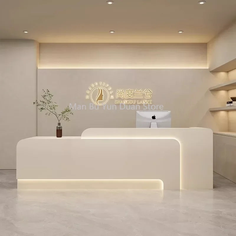 Luxurious Reception Counter for Stores and Salons