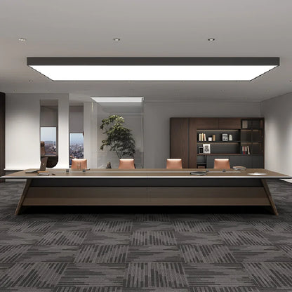 Luxury Executive Office Desk – Corner Design, Aesthetic Conference and Reception Desk, Modern Office Furniture.