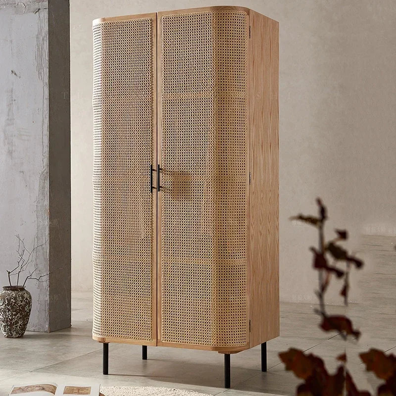 Nordic Modern Clothes Storage – Open Cabinets and Drawers for Living Room and Bedroom