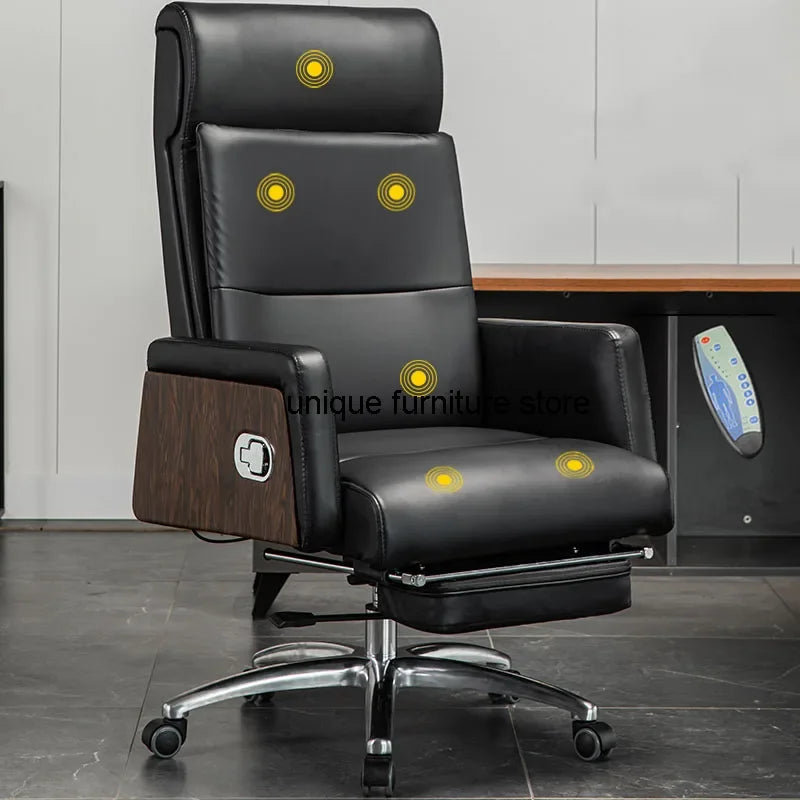 Massage Adjustable Office Chair Modern Luxury Designer Fluffy Office Chair Sedentary Mobile Cadeira Escritorio Office Furniture